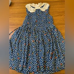 Floral and lace dress, size 6, rarely worn.